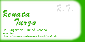 renata turzo business card